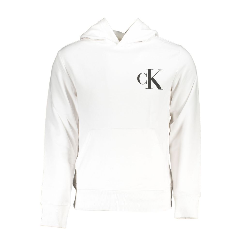 

Белый хлопковый свитер Calvin Klein