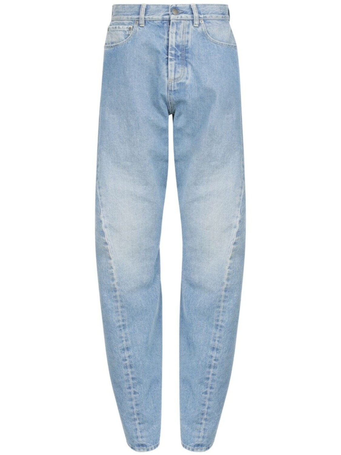 Maison Margiela зауженные джинсы со швами, синий