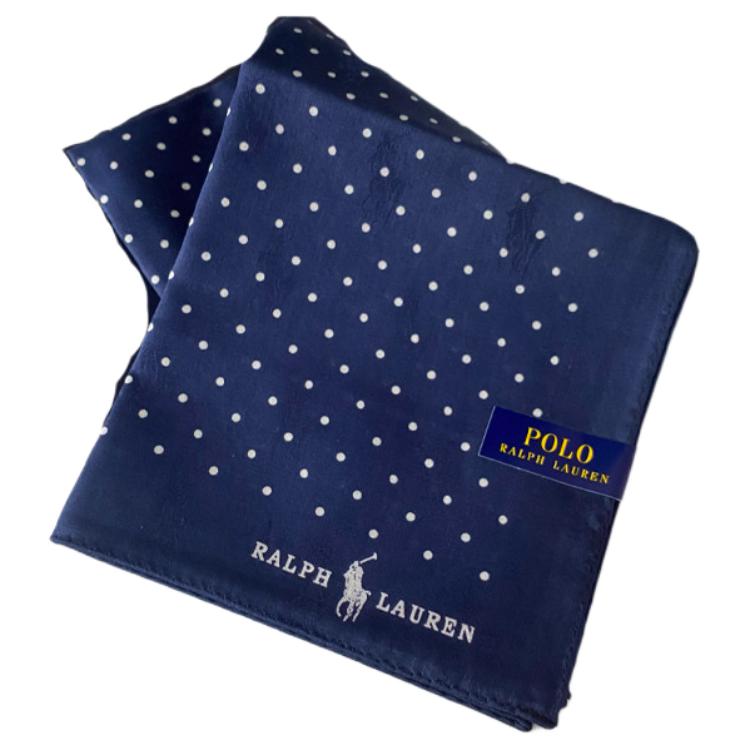 

Polo Ralph Lauren Хлопковый шелковый шарф унисекс синий, Blue