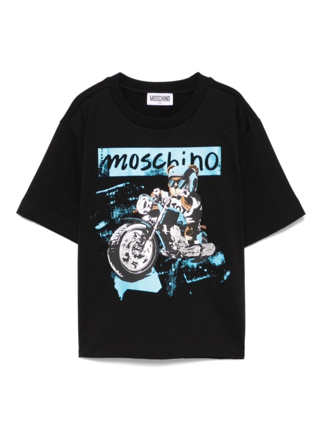 

Moschino Kids футболка с принтом Teddy Bear, черный