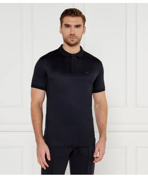 

Футболка поло Regular fit Emporio Armani, синий