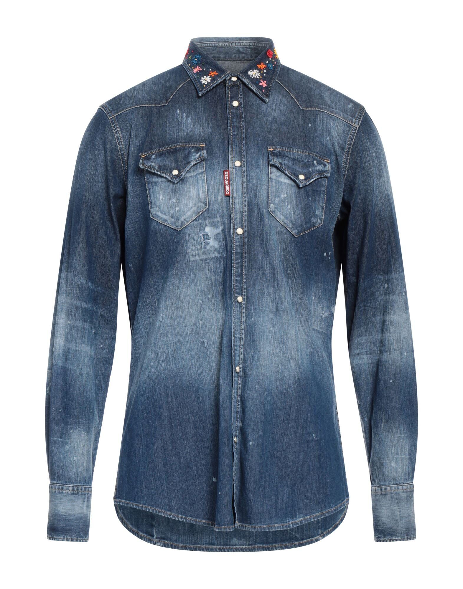 

Рубашка джинсовая Dsquared2, синий