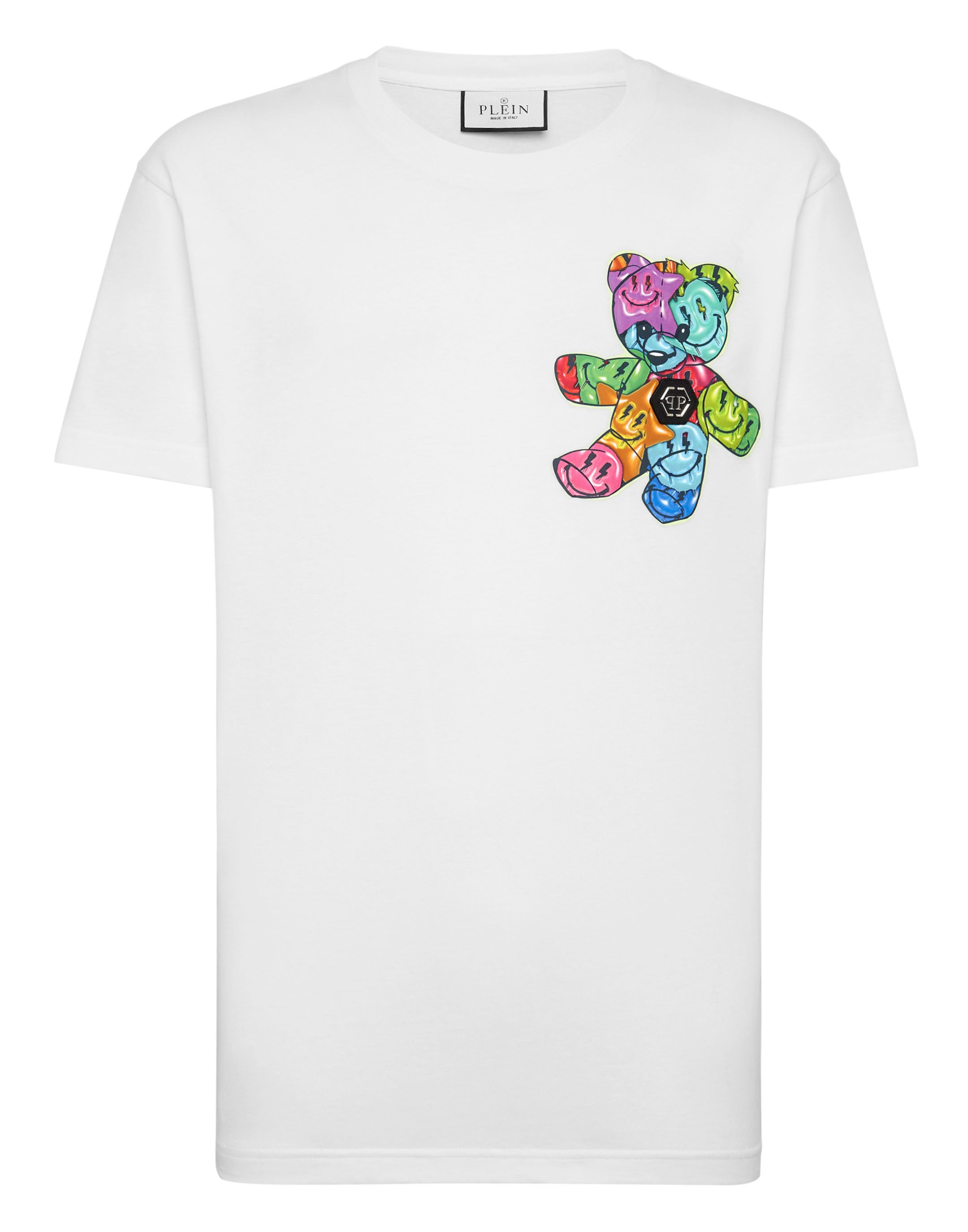 

Футболка с круглым вырезом SS Smile PHILIPP PLEIN, белый