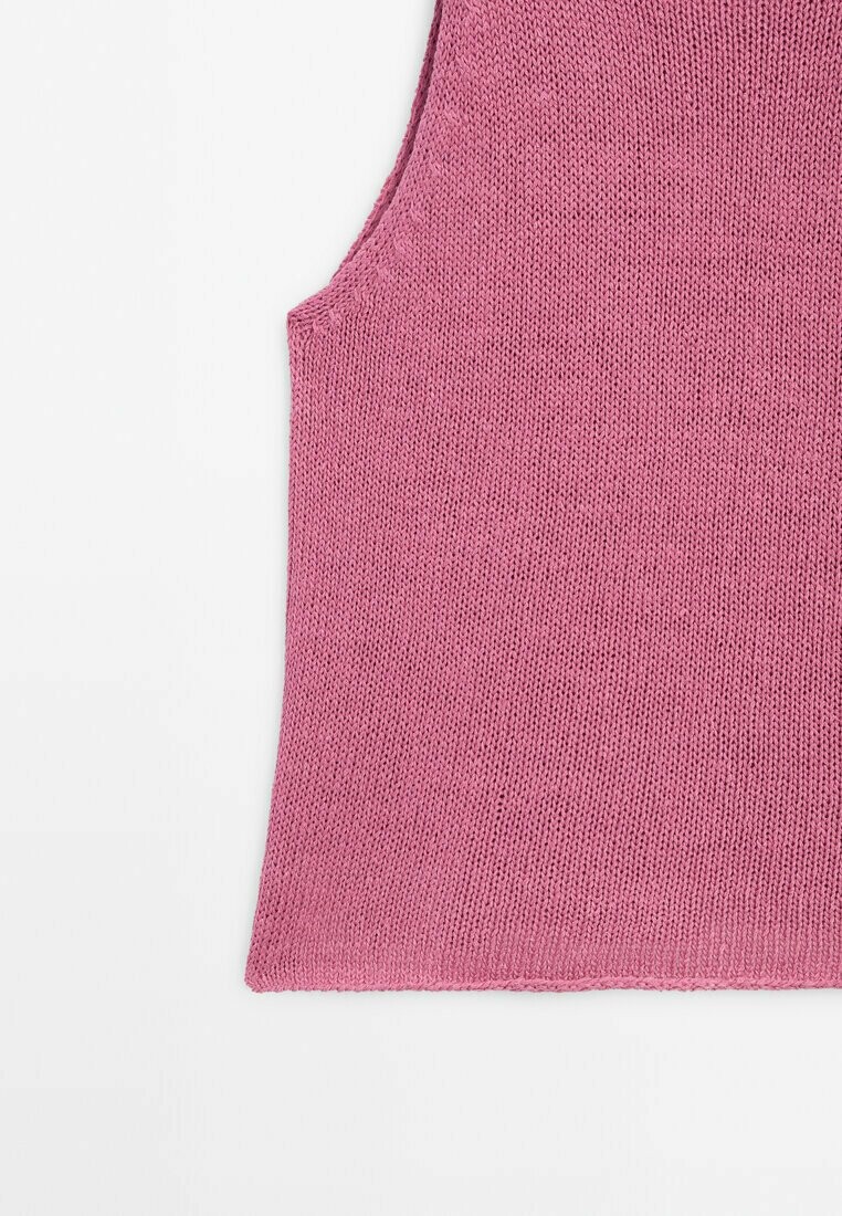 

Топ Crew Neck Massimo Dutti, фуксия