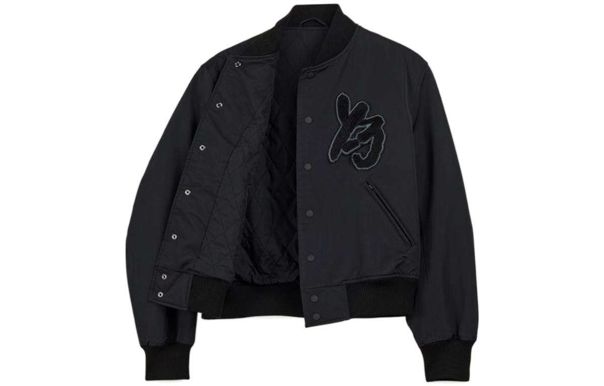 

Y-3 Бомбер с длинным рукавом и логотипом, Black