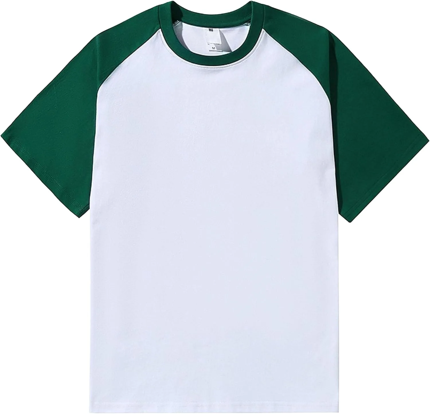 

Футболка мужская Comfort Raglan Sleeve, цветной блок, slim fit, хлопок Gsywaipei