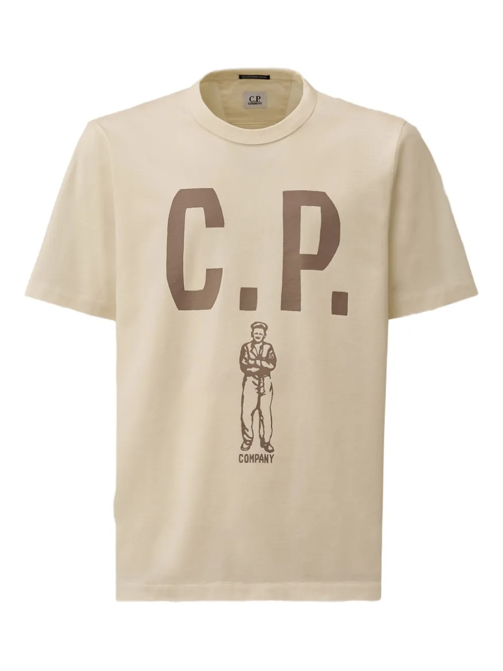 

Футболка с логотипом C.P. Company, белый