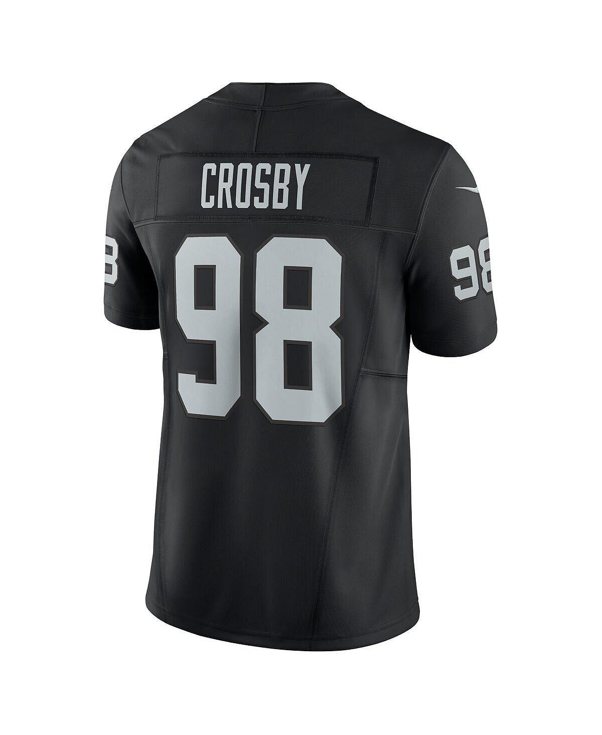 Мужские кроссовки Maxx Crosby Black Las Vegas Raiders Vapor F.U.S.E. Ограниченный Джерси Nike — фото 4