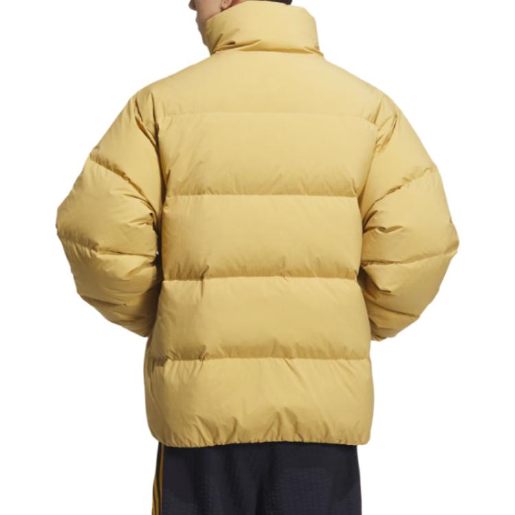 Пуховик FW25 Down Puff мужской Adidas Originals, светло-золотой — фото 4