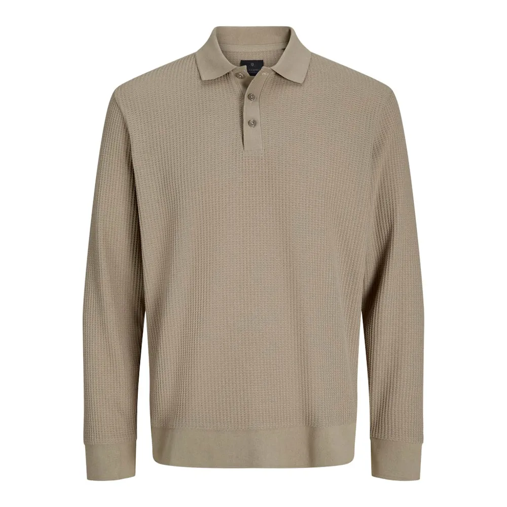 

Поло с длинным рукавом Jack & Jones Owen, бежевый