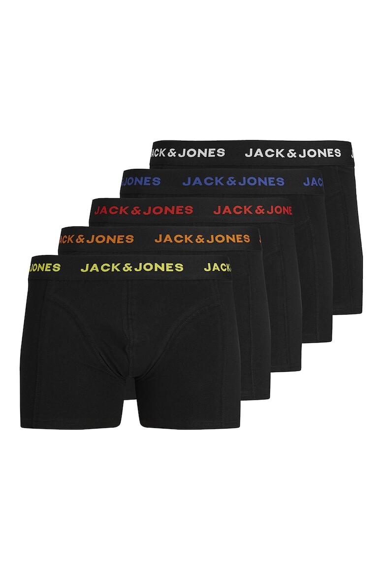 

Боксеры с логотипом на поясе - 5 пар Jack & Jones, красный