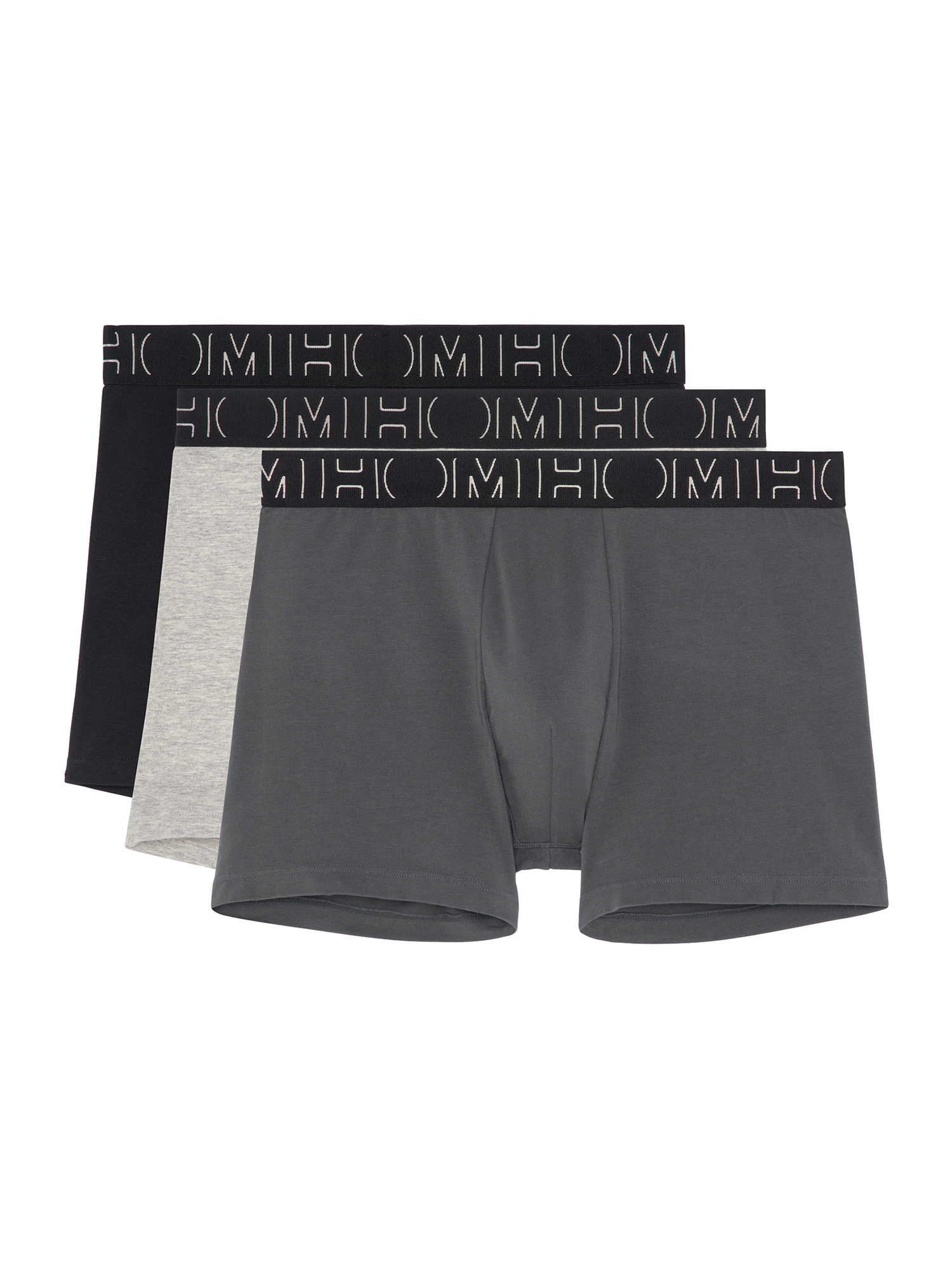 

Боксеры HOM Langer Boxer Patrick no2, цвет black/grey/grey