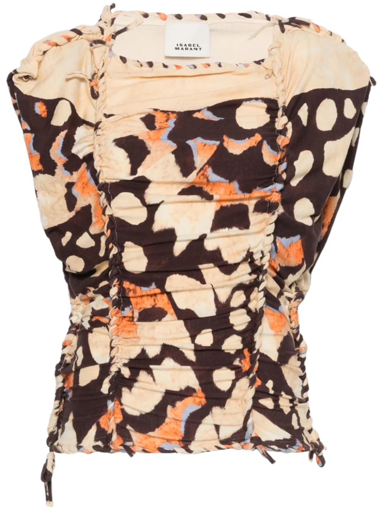 

ISABEL MARANT топ Zohra, нейтральный