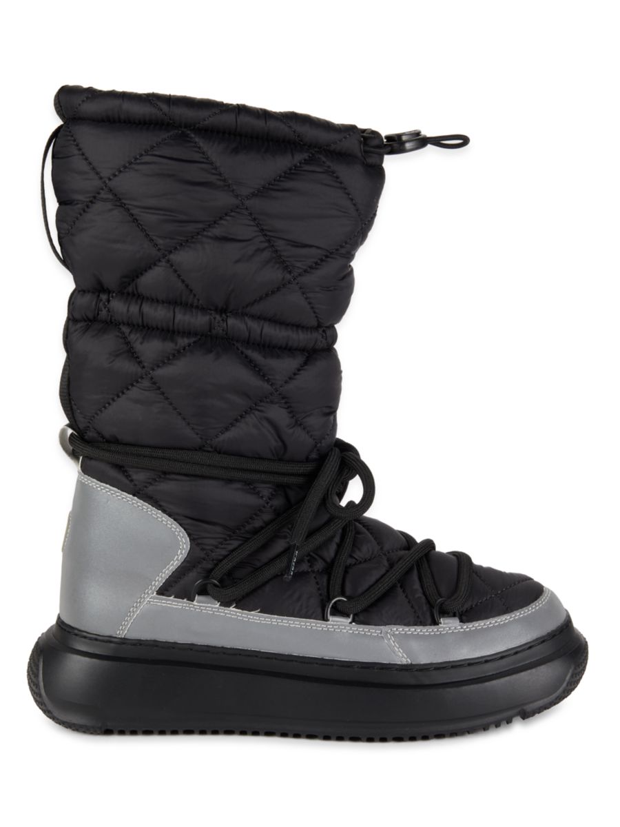 Стеганые ботинки Gravita Pajar, цвет Black Silver