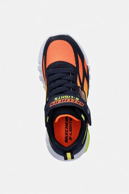 Кроссовки детские FLEX-GLOW - DEZLOM Skechers, оранжевый — фото 4