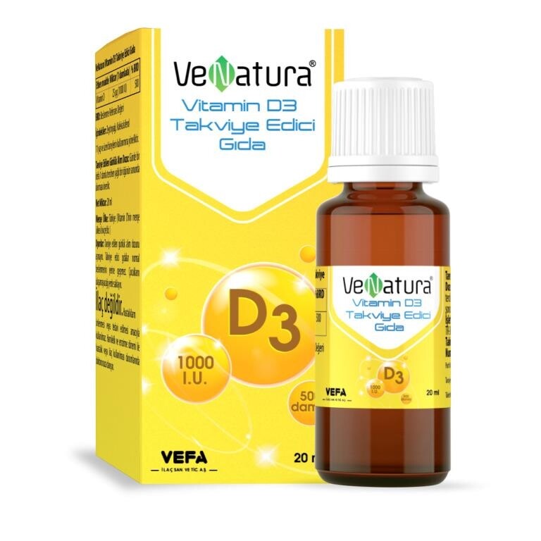 

VeNatura Витамин D3 1000 МЕ 20мл