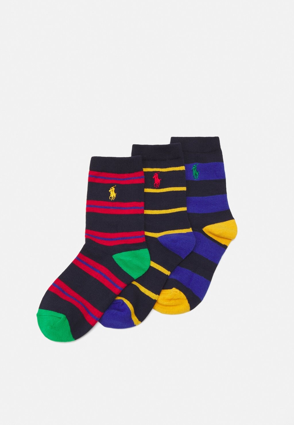 

Носки 4-7 YEARS CREW UNISEX 3 PACK Polo Ralph Lauren, мультиколор