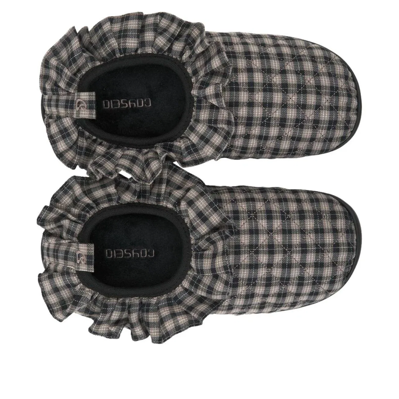 Сандалии SUBU x Coyseio Fluff Check Padded 'Check Brown' CS-12, коричневый — фото 4