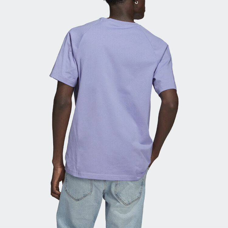Футболка TRICOL мужская светло-фиолетовая Adidas Originals, светло-фиолетовый — фото 3