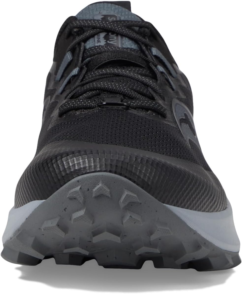Мужские кроссовки для трейлового бега Saucony Peregrine 14, черный/угольный — фото 3