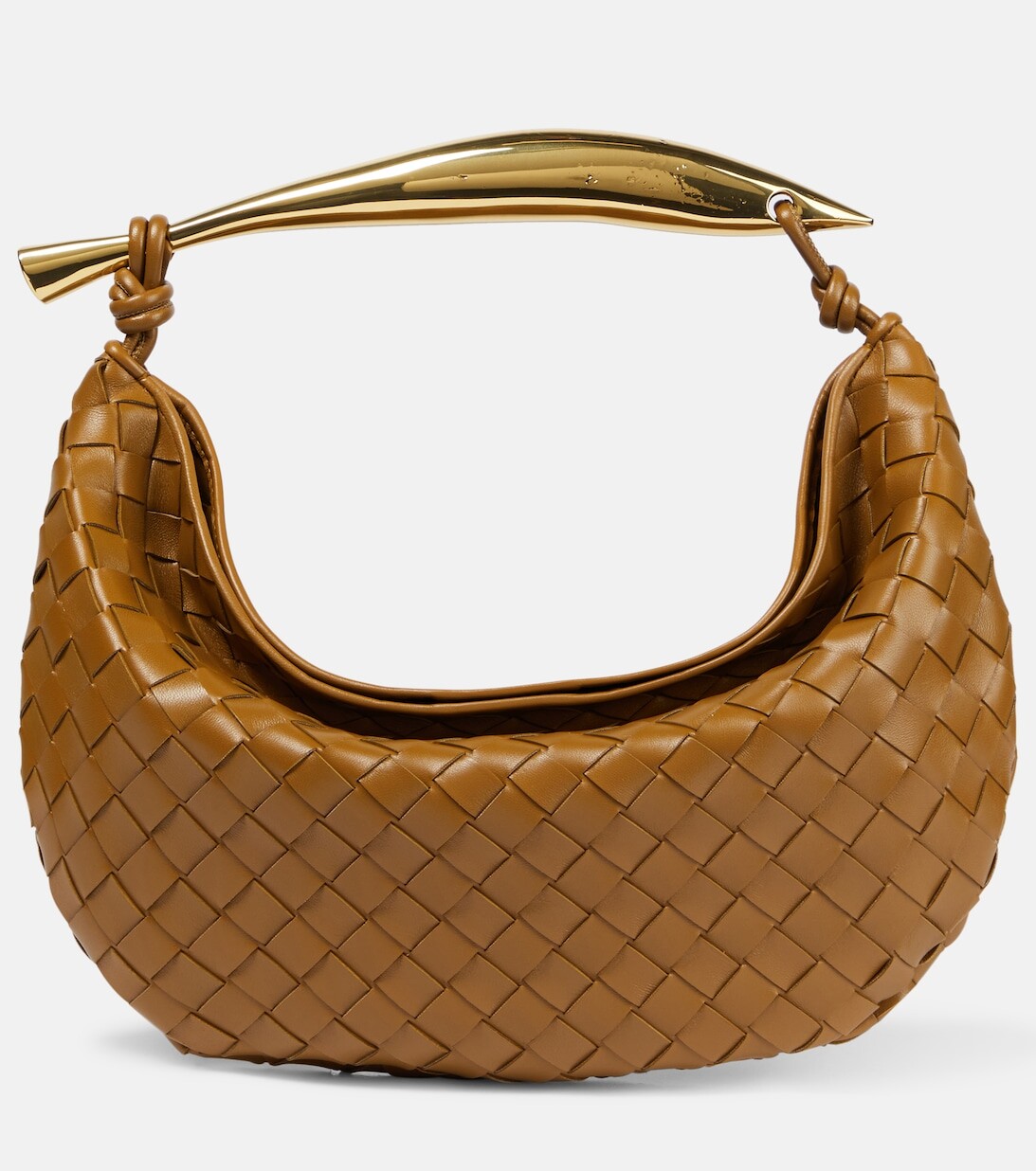

Сумка-тоут из кожи сардины Bottega Veneta, бежевый