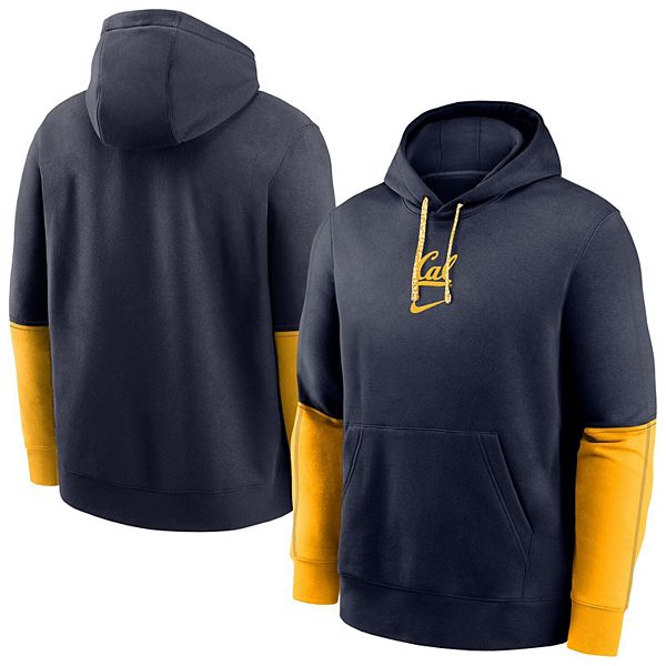Мужской синий толстовка с капюшоном cal bears 2024 sideline club fleece Nike — фото 2