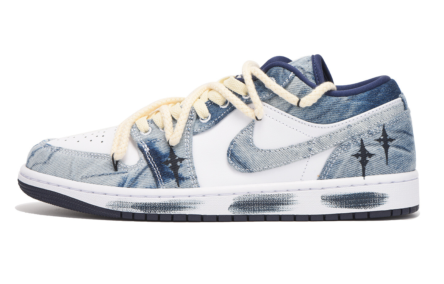 

Кроссовки Air Jordan 1 Vintage Basketball Shoes Men Low-top White, голубой, Синий, Кроссовки Air Jordan 1 Vintage Basketball Shoes Men Low-top White, голубой