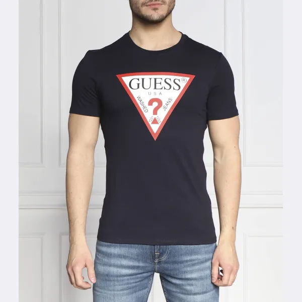 

Облегающая футболка Guess, синий