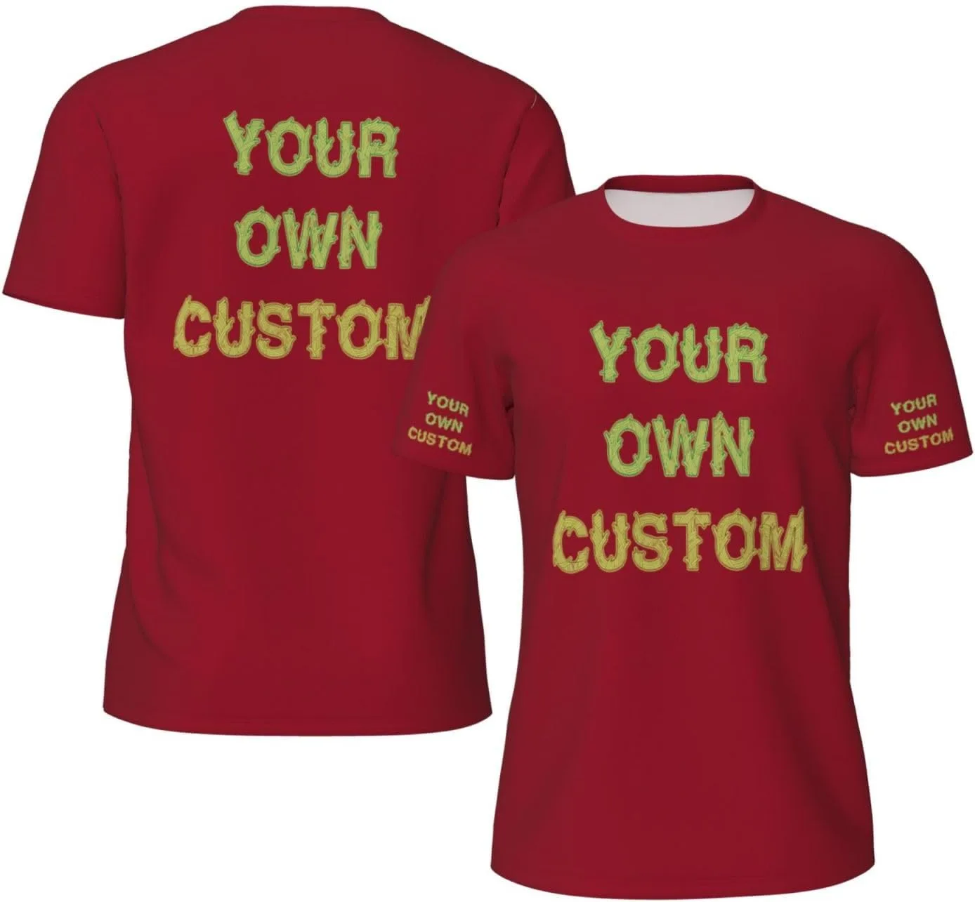 

Футболка Custom с принтом на 4 сторонах