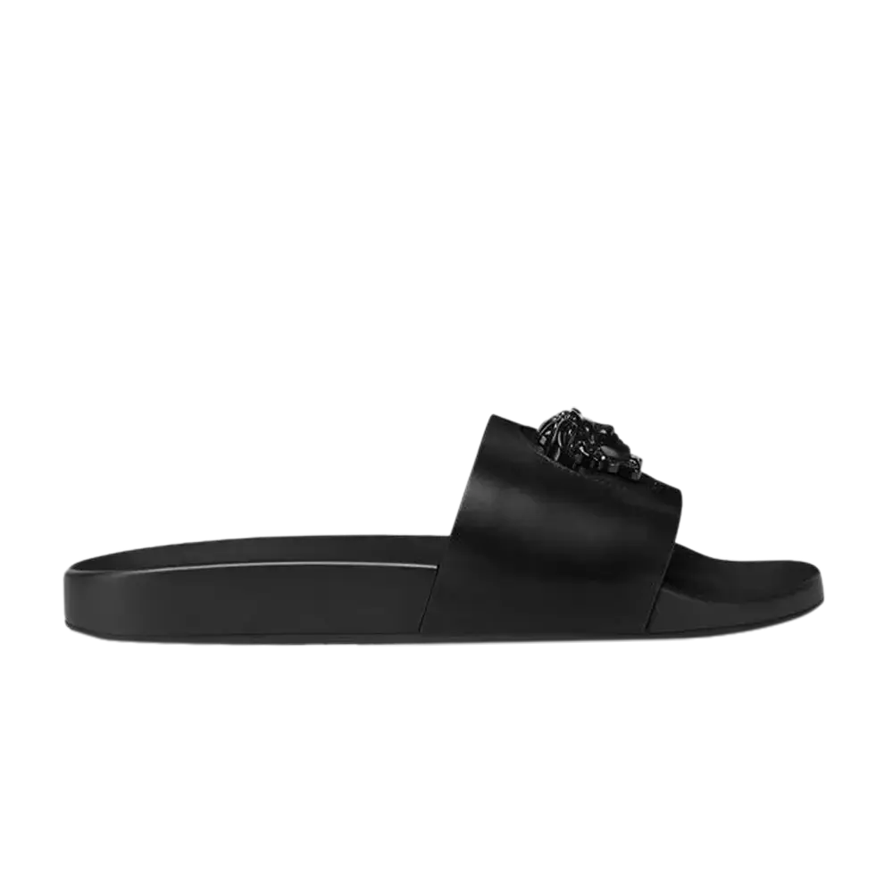 Шлепанцы Versace La Medusa Slide, черный