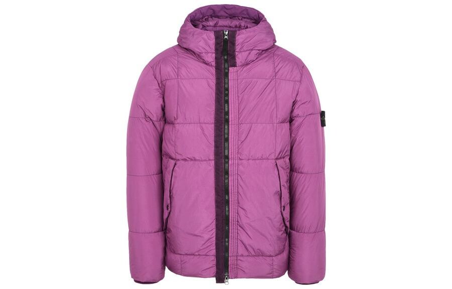 

Пуховик мужской фиолетовый Stone Island, фиолетовый
