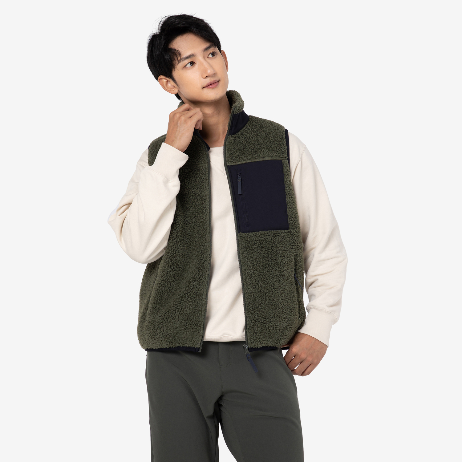 

Мужской зимний походный жилет SH500 U-WARM Quechua