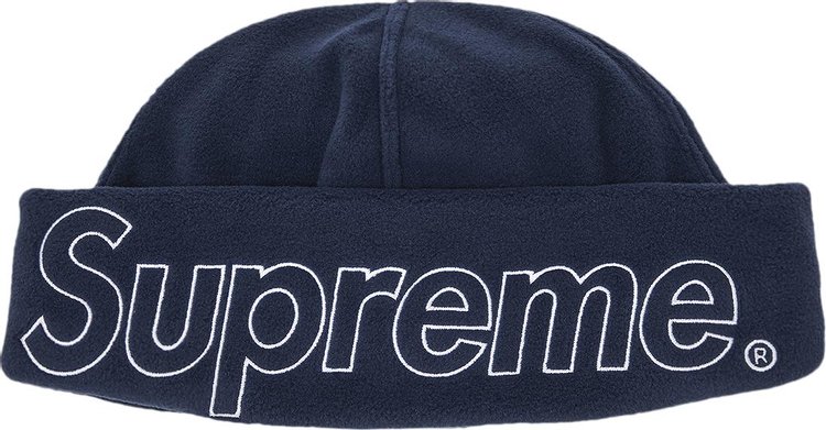 

Шапка Supreme Polartec 'Navy', синий