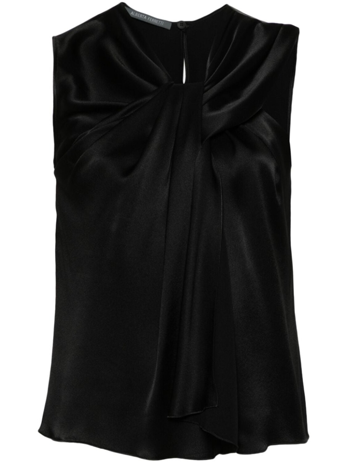 

Alberta Ferretti плиссированная блузка, черный