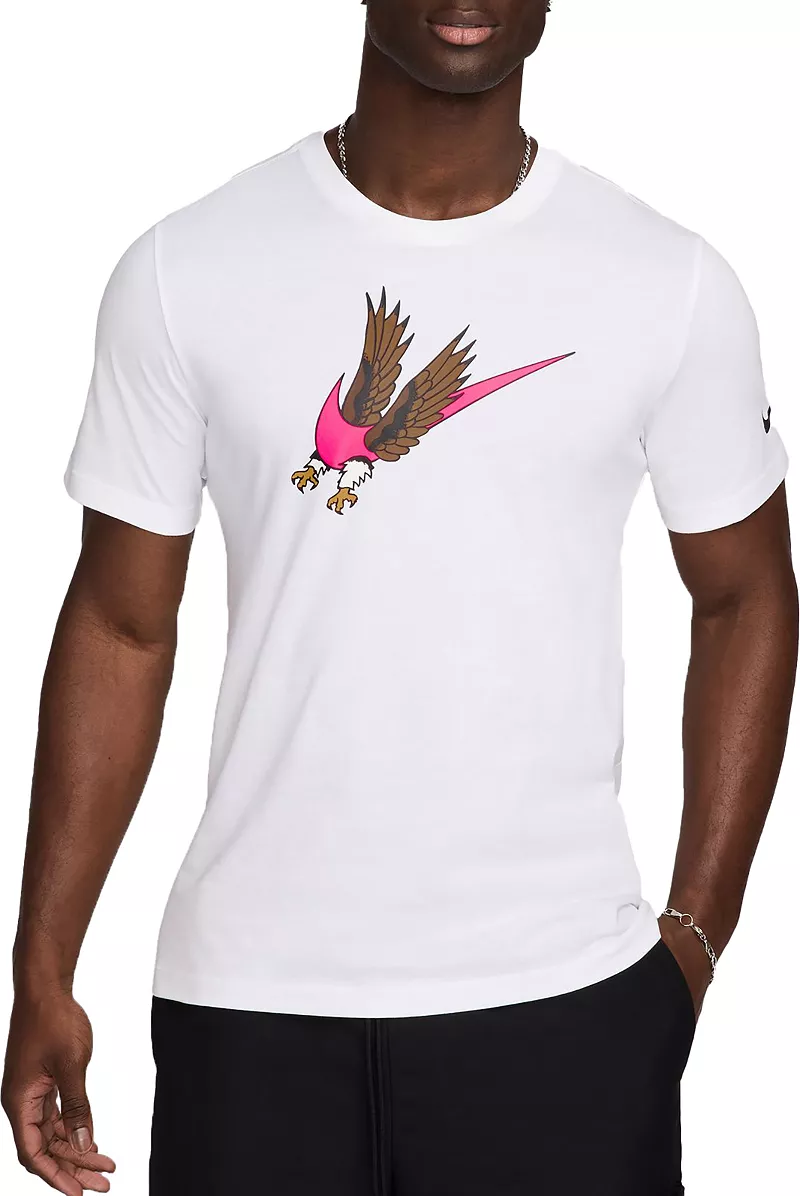 

Мужская футболка Nike Sportswear USA Club Eagle с рисунком, белый