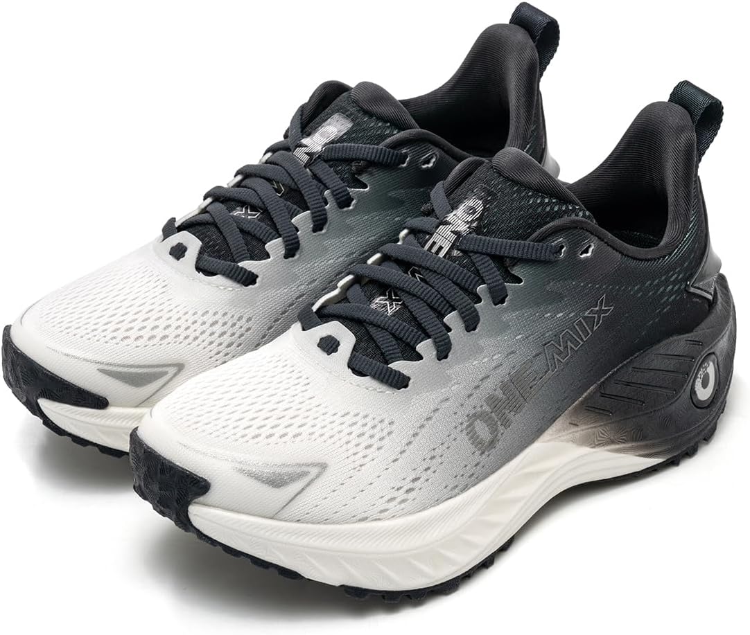 

Беговые кроссовки с ультра-амортизацией для мужчин - широкая модель, противоскользящая подошва и вентилируемый верх - комфорт на весь день для пробежек, тренировок и повседневной носки Onemix