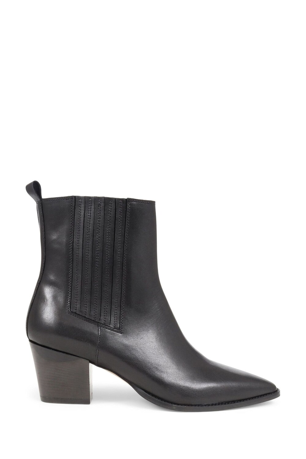 

Черные кожаные ботильоны Lizia на высоком каблуке Jones Bootmaker, черный