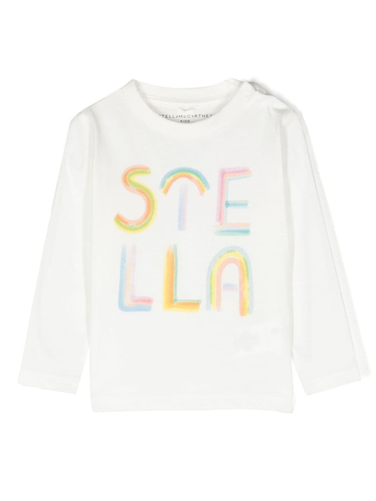 

Stella McCartney Kids толстовка с логотипом, белый