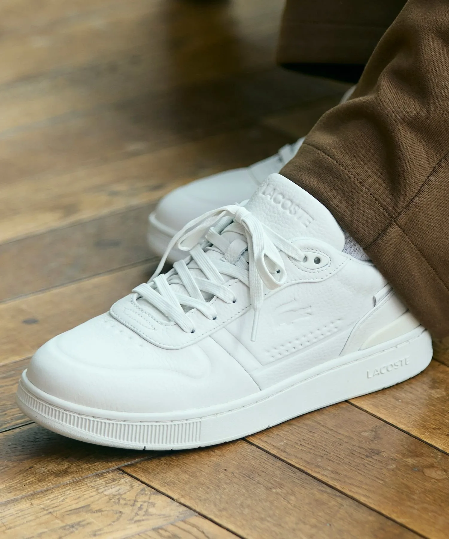 Мужской защитный щиток T-CLIP SHIELD 225 2 SMA LACOSTE, Off white — фото 2