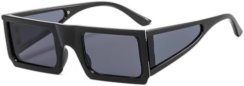 

Солнцезащитные очки прямоугольной формы 2027 года для женщин и мужчин, с поликарбонатными линзами, винтажной оправой, для вечеринок и пляжа, защита от ультрафиолета UV400 MTZJH, C1