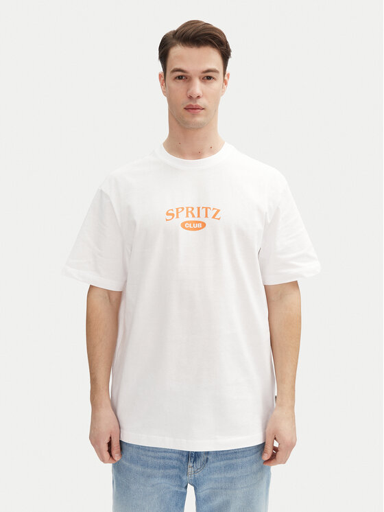 

Футболка свободного кроя Spritz 22034398 Only & Sons, белый