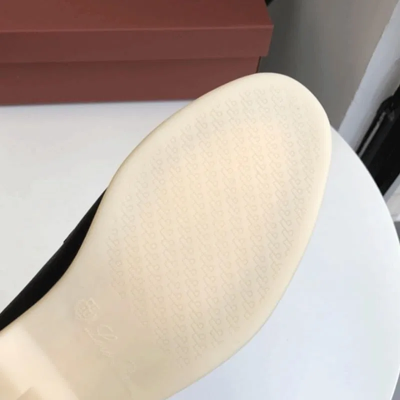 Лоферы кожаные, ручной работы, Zero Drop, Slip On, черный DHFIRUFSHLO — фото 4