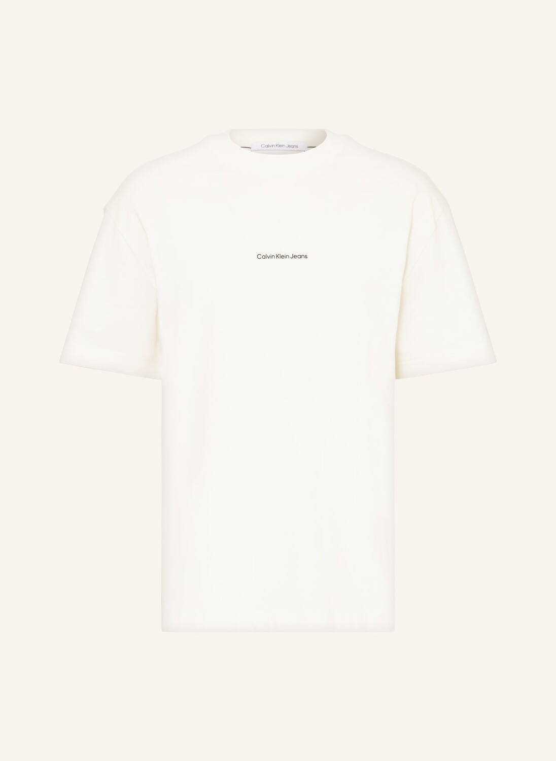 

Футболка с сеткой города Calvin Klein Jeans, экрю