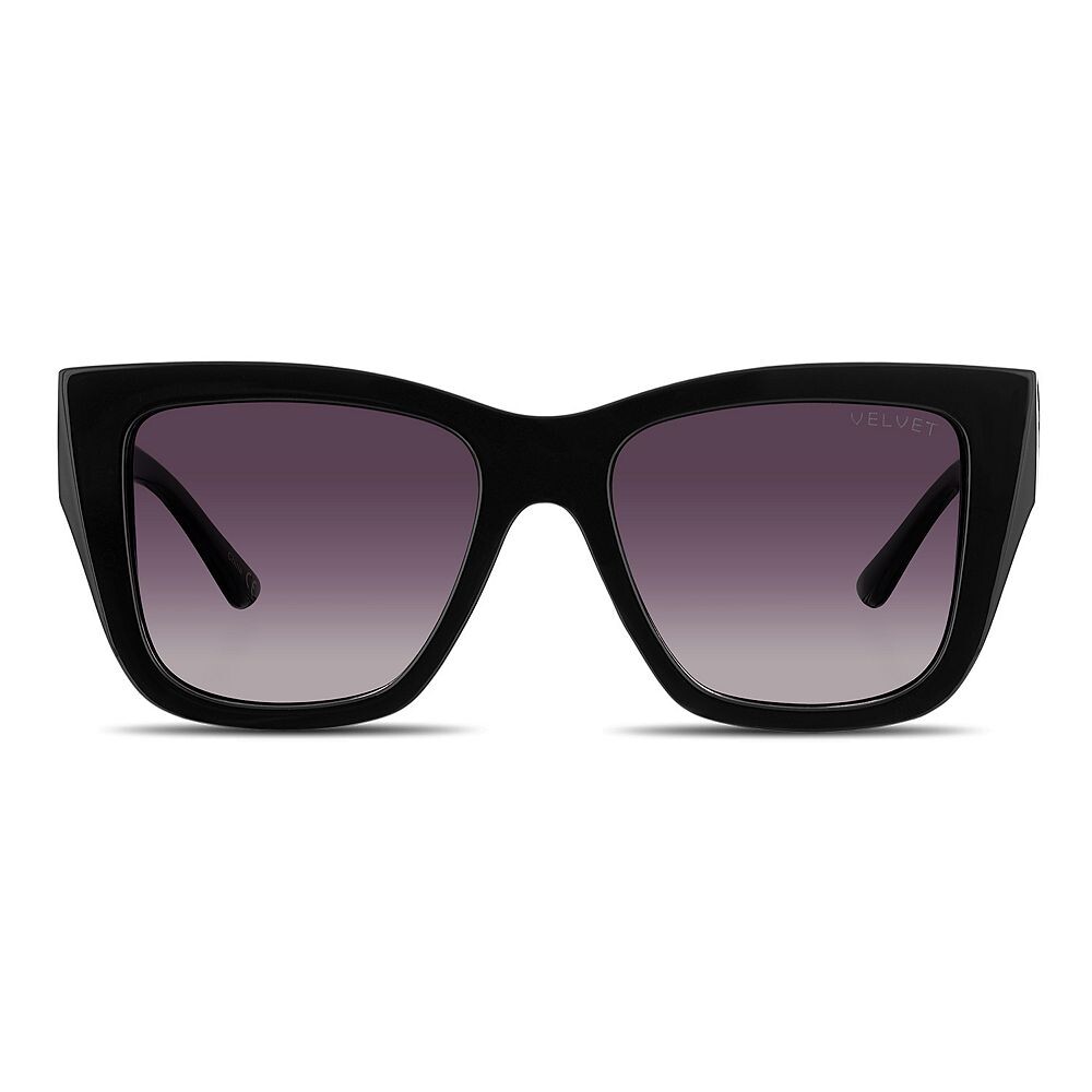

Бархатные очки в стиле солнцезащитных очков Marsha Velvet Eyewear, черный