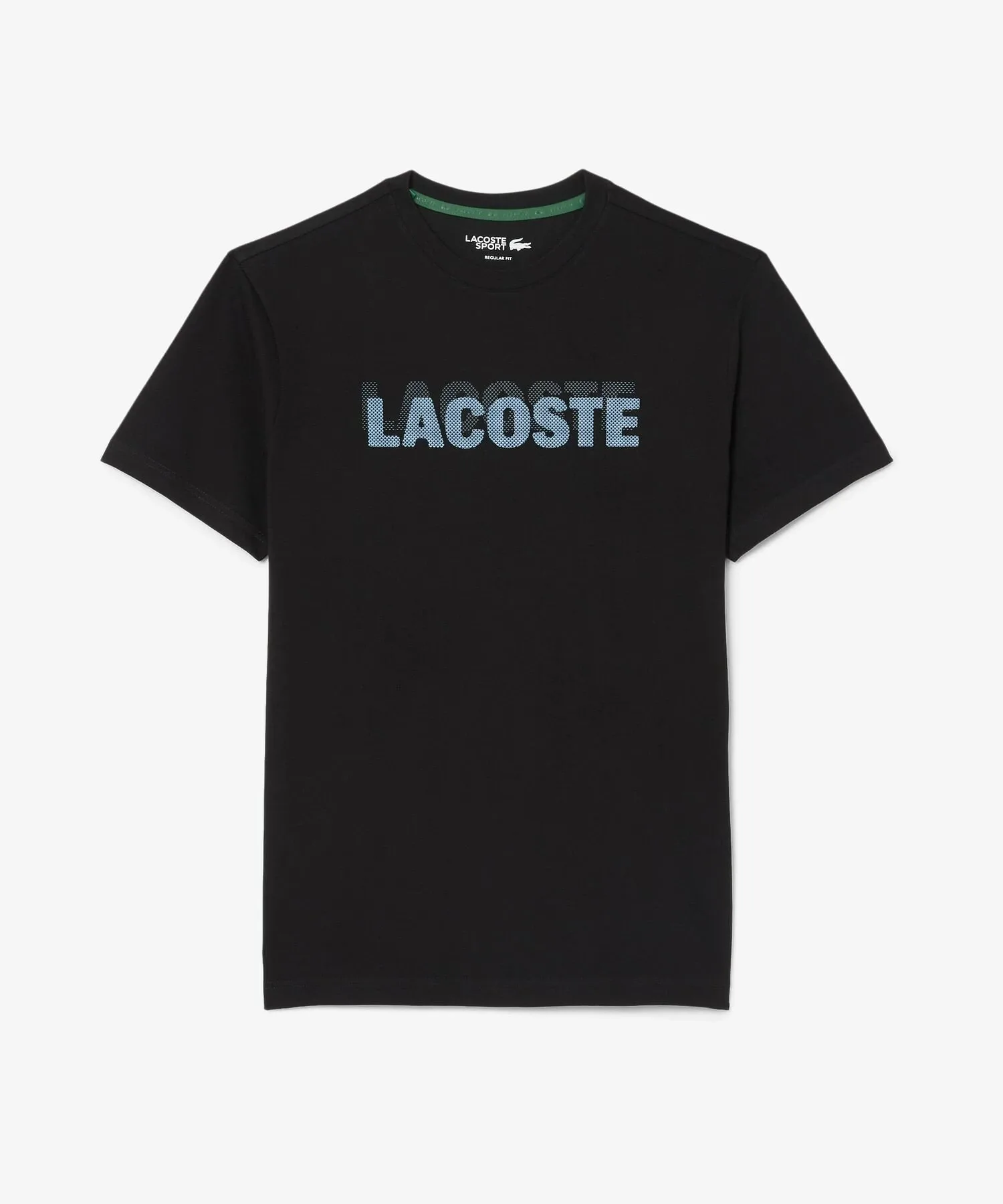 Футболка с логотипом бренда, изготовленная из сверхсухой ткани LACOSTE, Black — фото 3