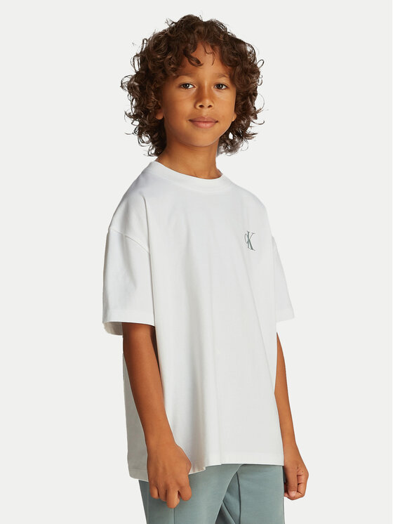 

Футболка свободного кроя Miami IB0IB02449 Calvin Klein Jeans, белый