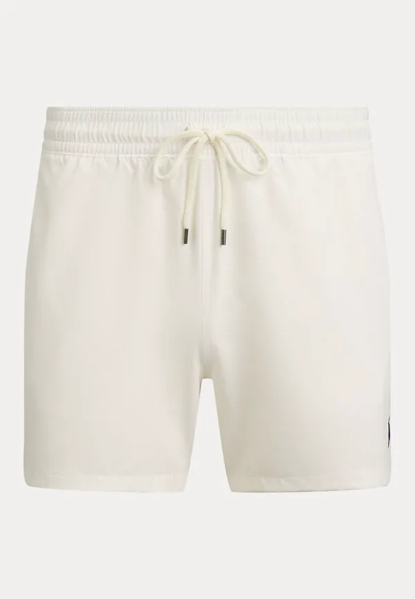 Плавки-Шорты для путешествий, облегающие, 4,5 дюйма. Polo Ralph Lauren, White — фото 4
