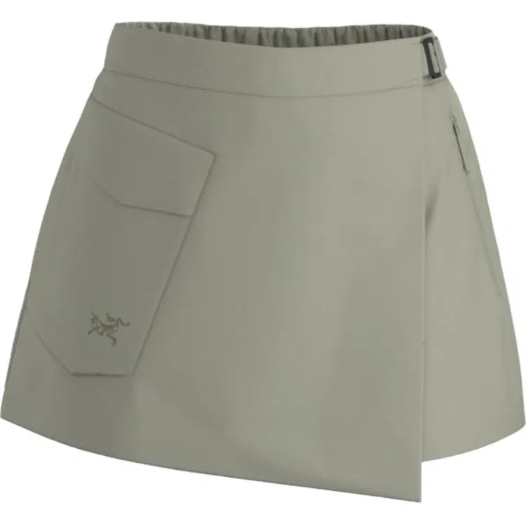 Arcteryx Шорты для женщин Arc'teryx SONII SL SKORT 4' Stone Gray Green