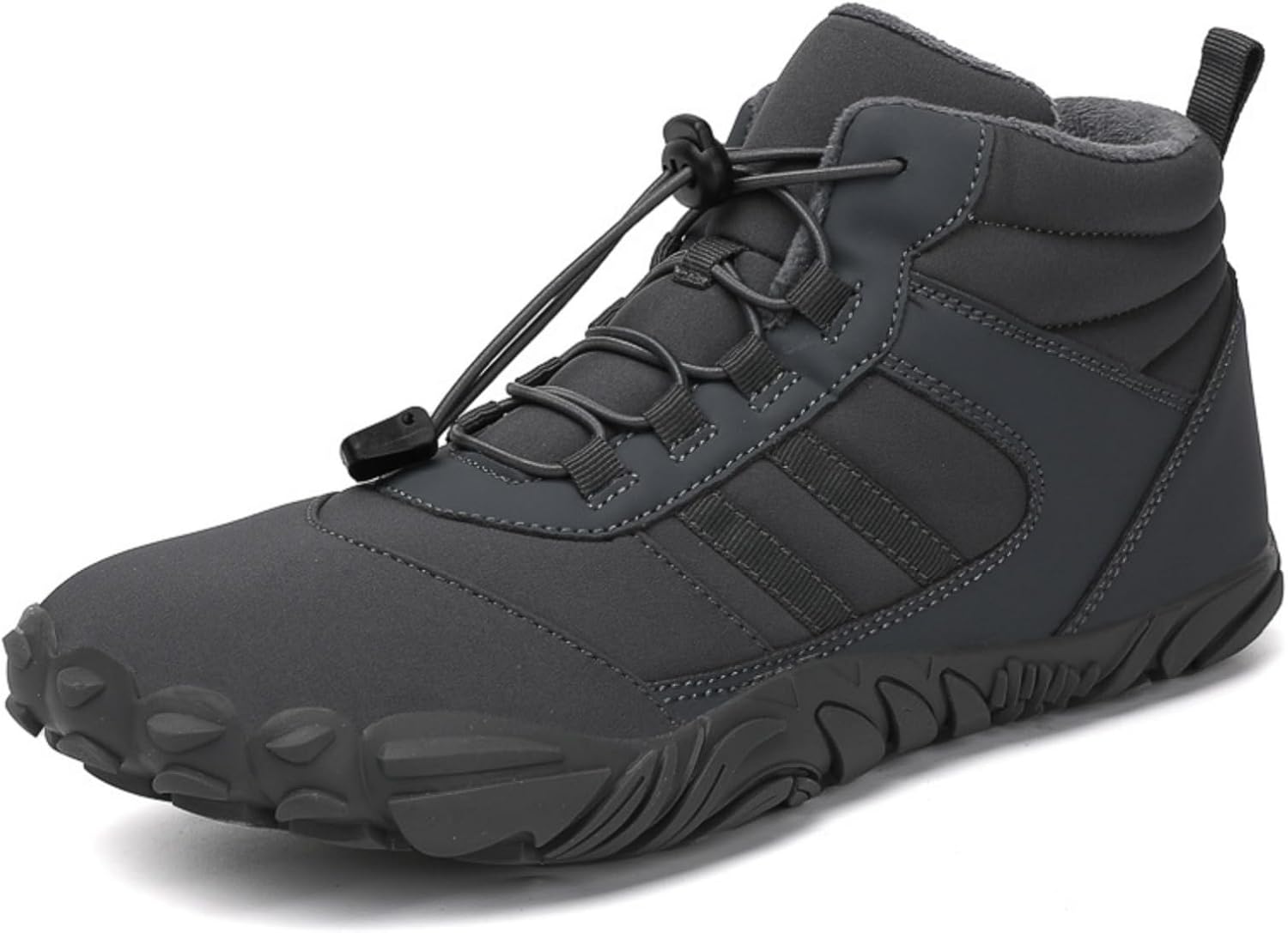 

Трекинговые ботинки унисекс с широкой передней частью Generic, темно-серый