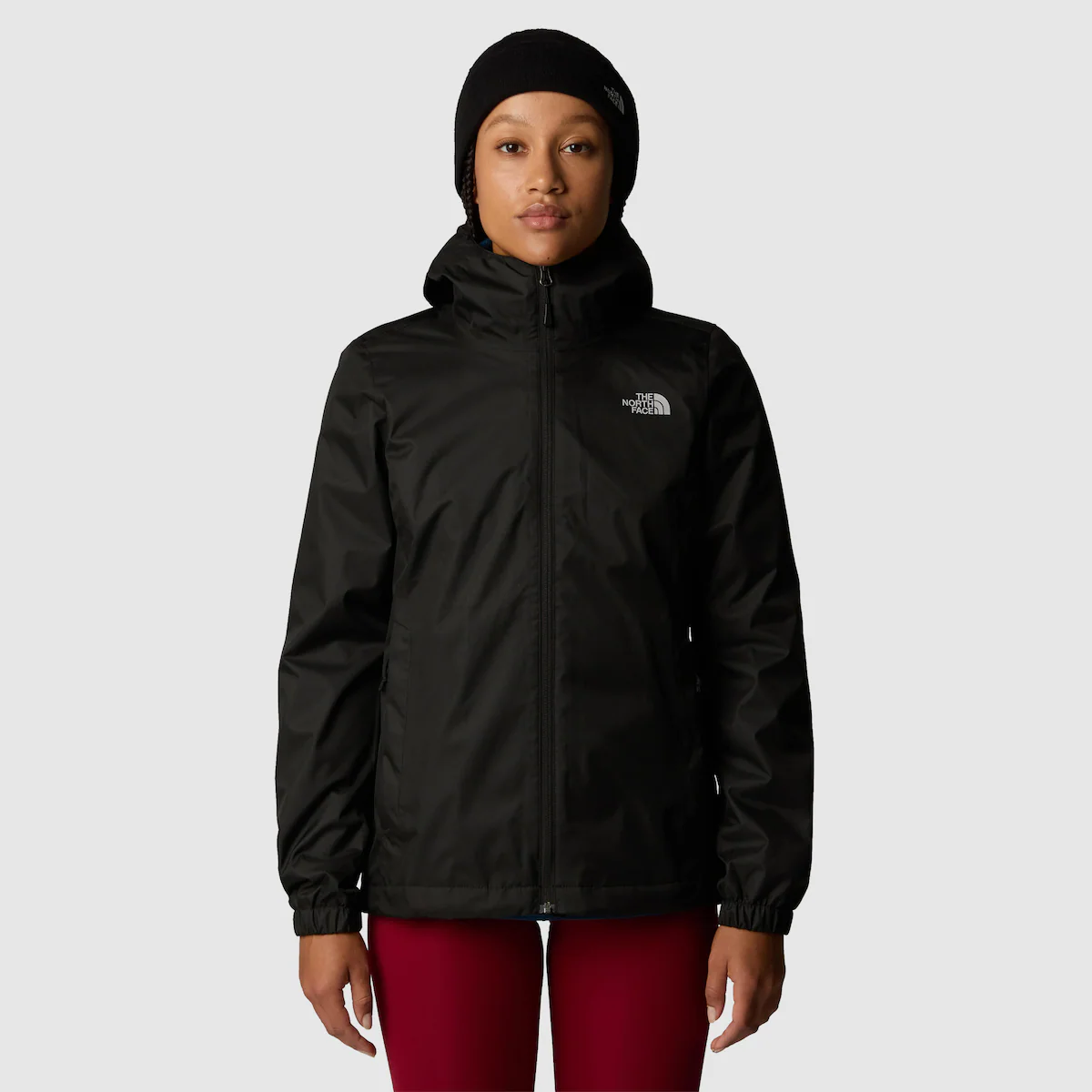 

Женская куртка с капюшоном The North Face, черный/серый